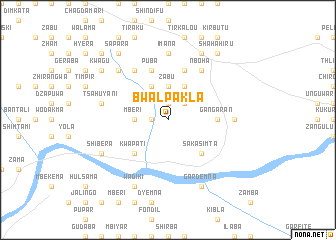 map of Bwal Pakla