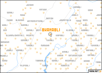 map of Bwamabli