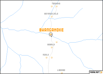 map of Bwanga-Moke