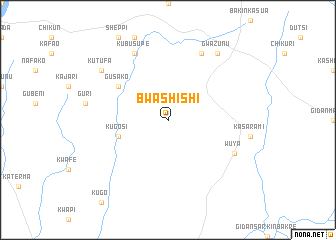 map of Bwashishi