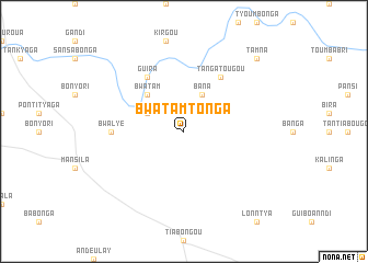 map of Bwatamtonga