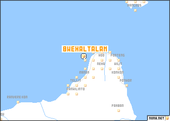 map of Bwéhaltalam