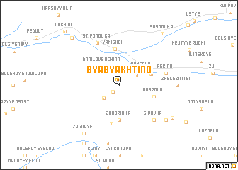 map of Byabyakhtino