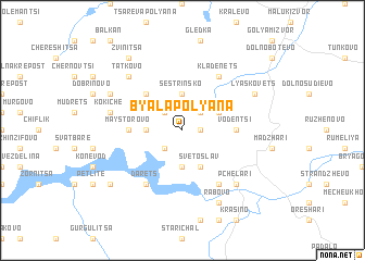 map of Byala Polyana
