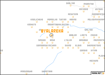 map of Byala Reka