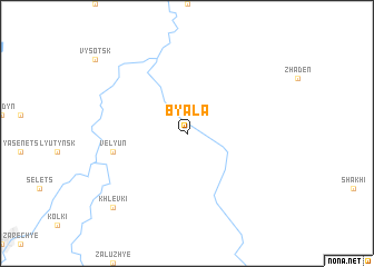 map of Byala