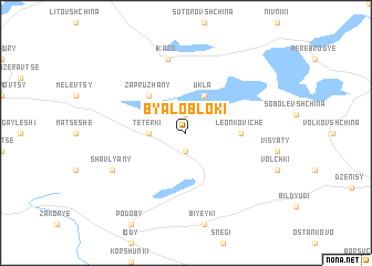 map of Byalobloki