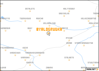 map of Byalogrudka