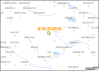 map of Byalozurka