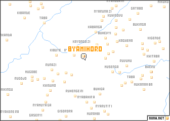 map of Byamihoro