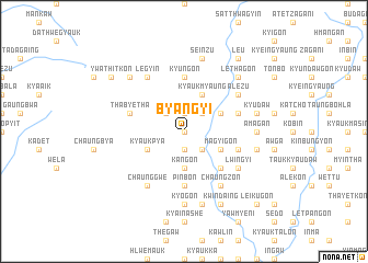 map of Byangyi