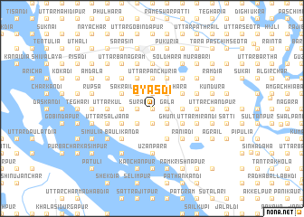 map of Byāsdi