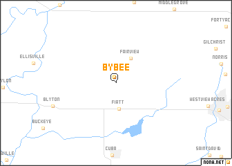 map of Bybee
