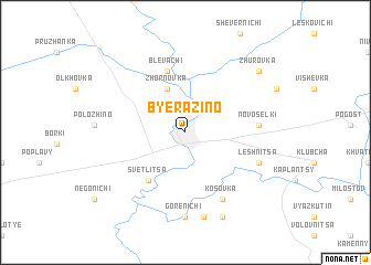 map of Byerazino