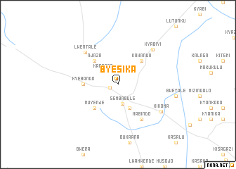 map of Byesika