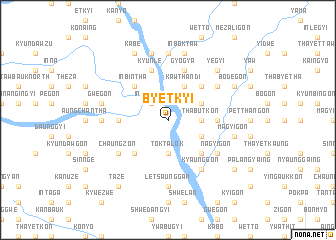 map of Byetkyi