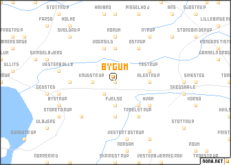 map of Bygum