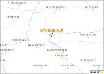 map of Bykodorov
