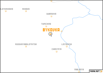 map of Bykovka