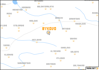 map of Bykovo