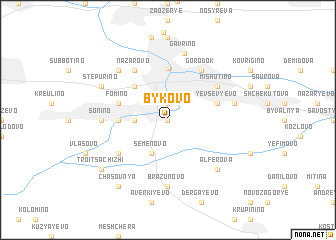 map of Bykovo