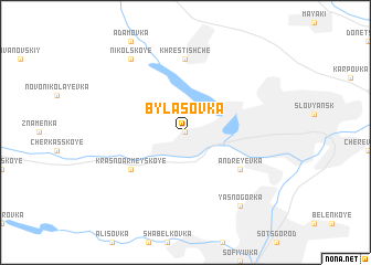 map of Bylasovka