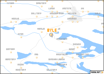 map of Byle