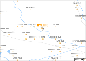 map of Bylino