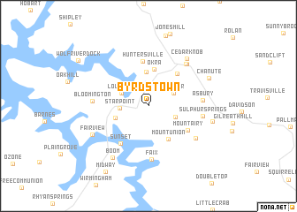map of Byrdstown