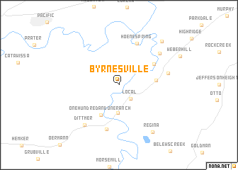 map of Byrnesville