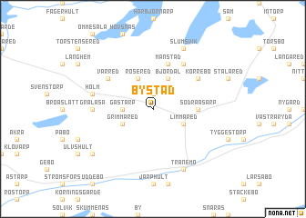 map of Bystad