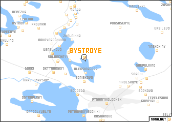 map of Bystroye