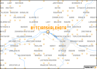 map of Bytčianska Lehota