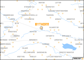 map of Bythorn