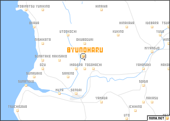 map of Byūnoharu