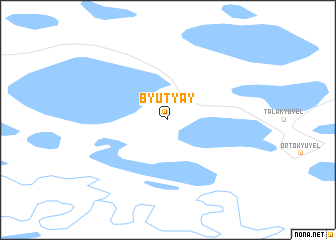 map of Byutyay