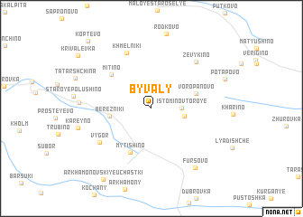 map of Byvaly