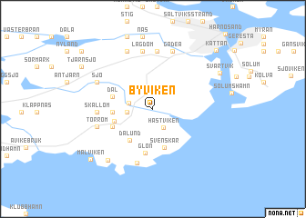 map of Byviken