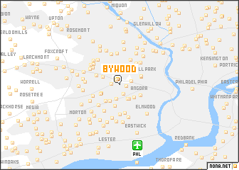 map of Bywood