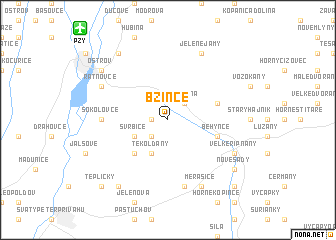 map of Bzince