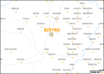 map of Bzoyagi