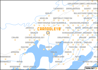 map of Caanooley ”B”