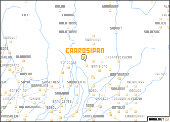 map of Caarosipan