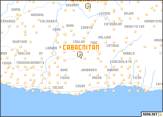 map of Cabacnitan