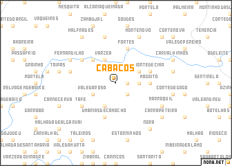map of Cabaços