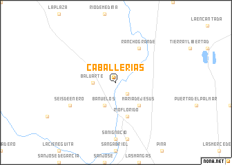 map of Caballerías