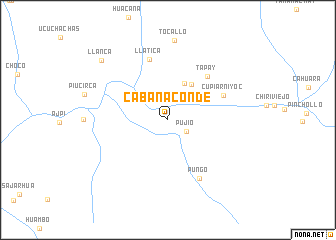 map of Cabanaconde