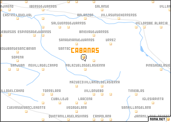 map of Cabañas