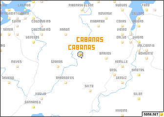 map of Cabanas