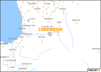 map of Cabanbanan